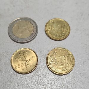 Foreign Coins - Lira & Euros